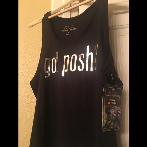 Got Posh Graphic Tee NEW Tank top Sz M - Picture 8 of 8